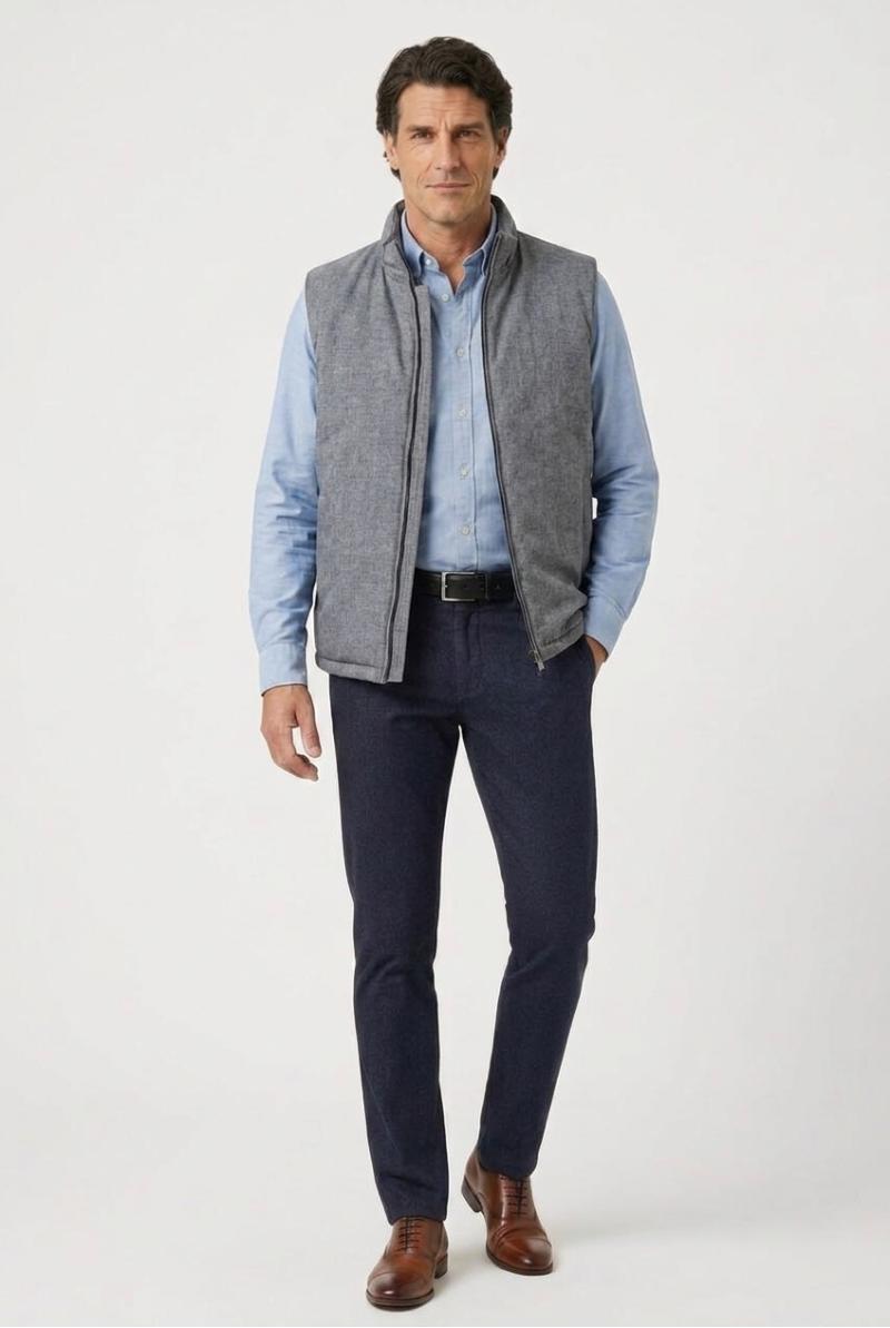 Жилет NAVIGARE NF0801/GREY MELANGE