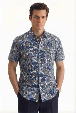 Фото рубашки Прямой силуэт Рубашка SEIDENSTICKER, цвет синий