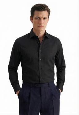 Фото рубашки Shaped Fit Рубашка SEIDENSTICKER, цвет черный