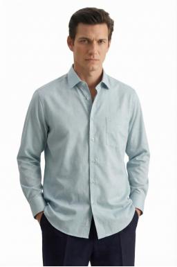 Фото рубашки Прямой силуэт Рубашка SEIDENSTICKER, цвет зеленый